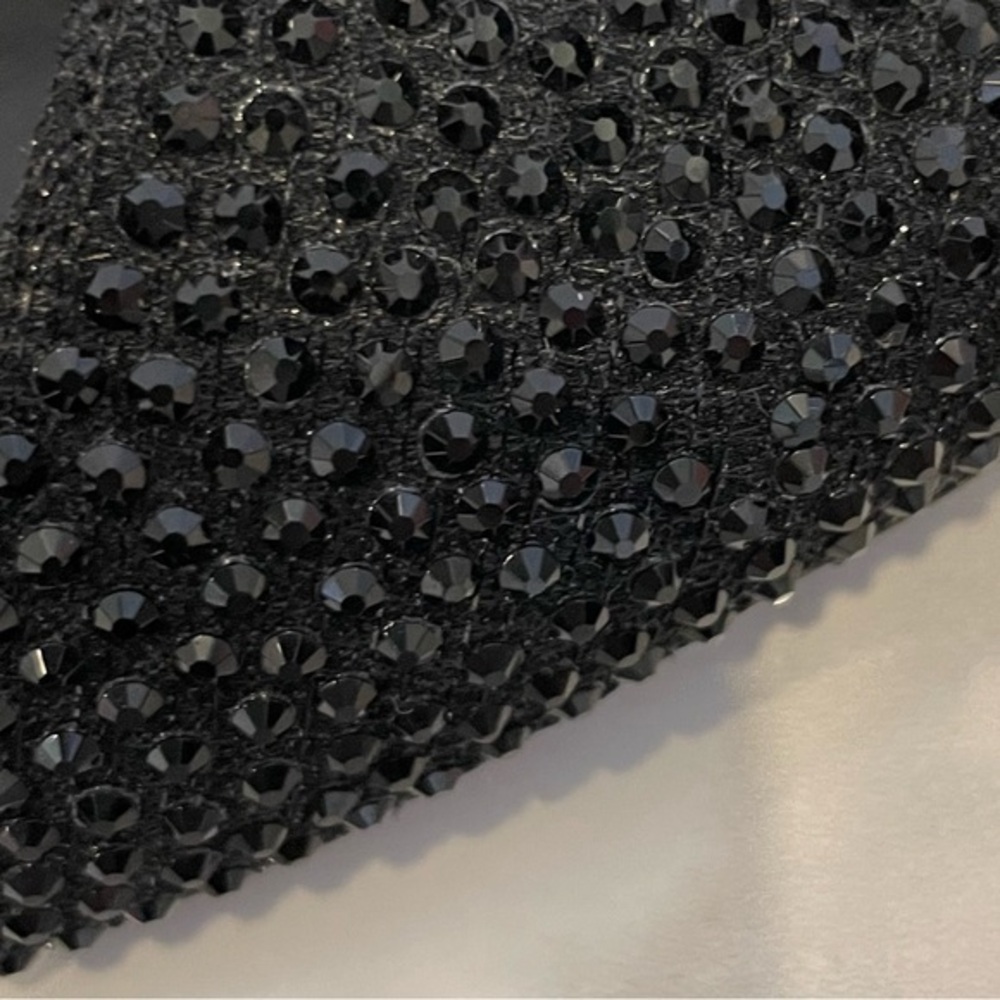 Micheal Kors | Black Arabella Sparkle Round Toe Classic Elegance Mini Pump Shoe - Picture 8 of 16
